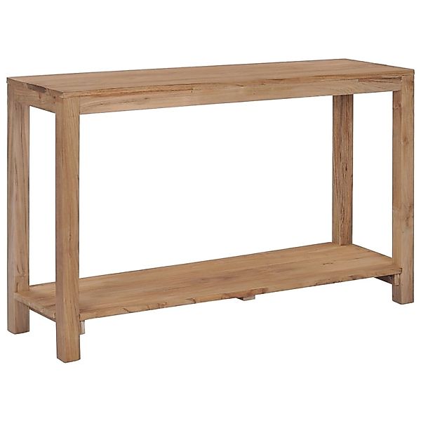 vidaXL Konsolentisch 120x35x75 cm Teak Massivholz 282850 günstig online kaufen