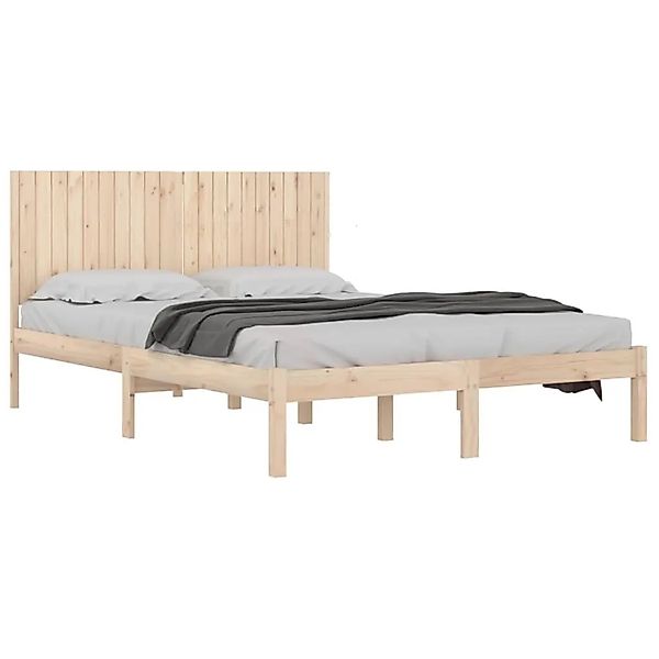 vidaXL Massivholzbett ohne Matratze 200x200 cm Kiefer 3104433 günstig online kaufen