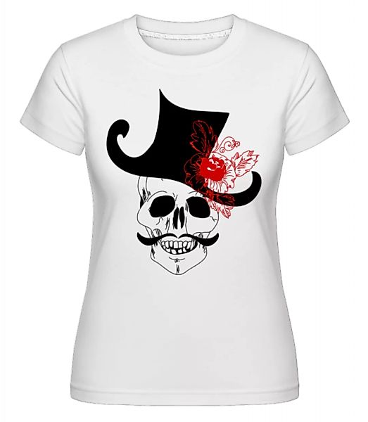 Skull With Hat · Shirtinator Frauen T-Shirt günstig online kaufen