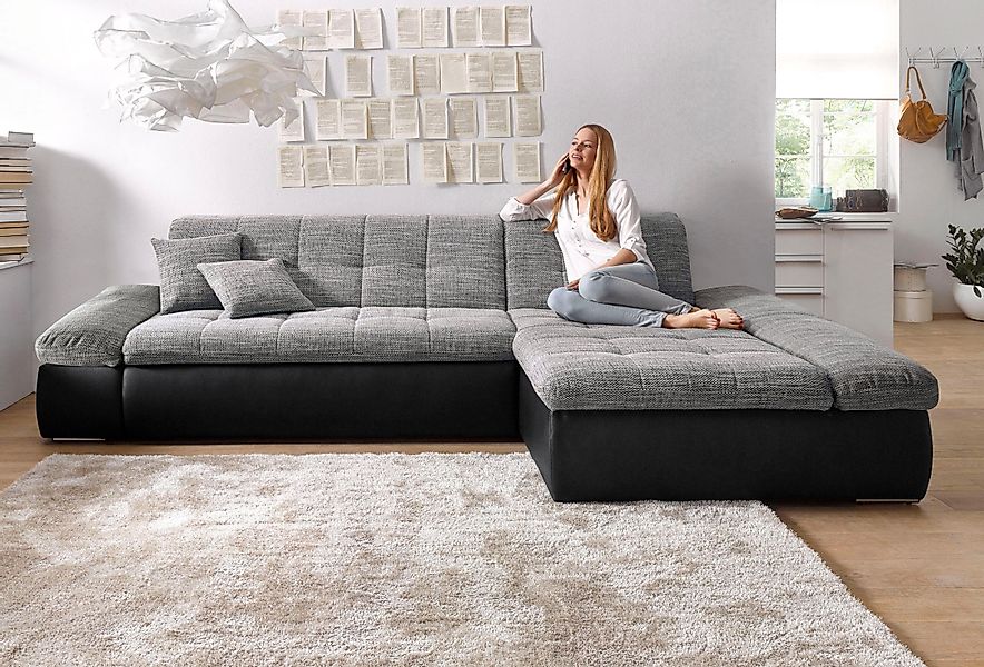 DOMO collection Ecksofa Moric, L-Form, XXL-Sofa günstig online kaufen