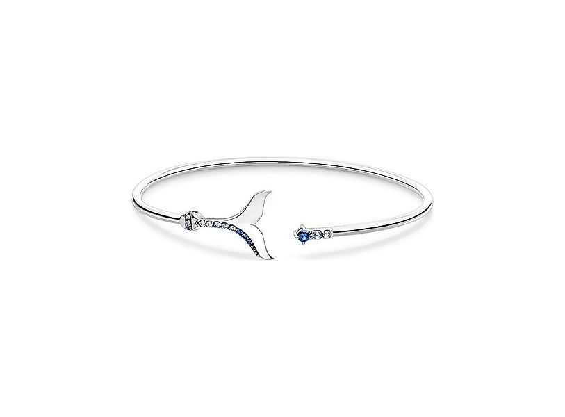 THOMAS SABO Armreif Armreif Schwanzflosse mit blauen Steinen Silber 925 AR1 günstig online kaufen