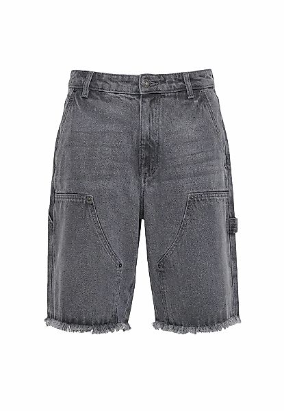 URBAN CLASSICS Shorts "Urban Classics Open Edge Two Knee Denim Shorts" günstig online kaufen