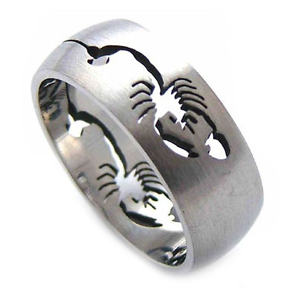 Vivance Fingerring "Skorpion" Edelstahlring günstig online kaufen
