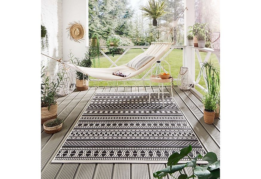 Steffensmeier Teppich Nyland Streifen, Rechteckig, In- und Outdoor, wasserf günstig online kaufen