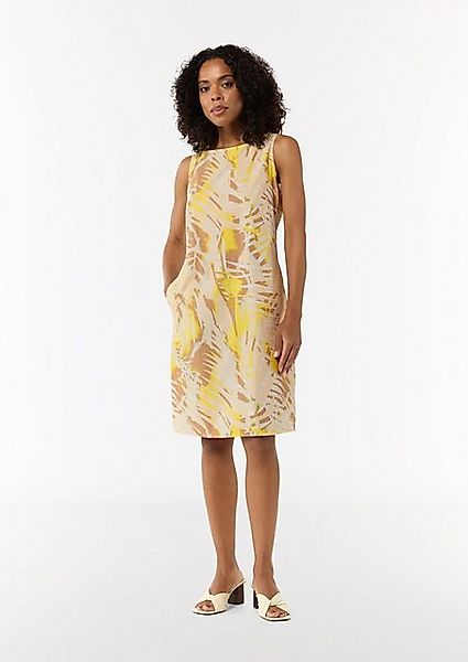 Comma Jerseykleid gemustertes Kleid (1-tlg) ärmellos, günstig online kaufen