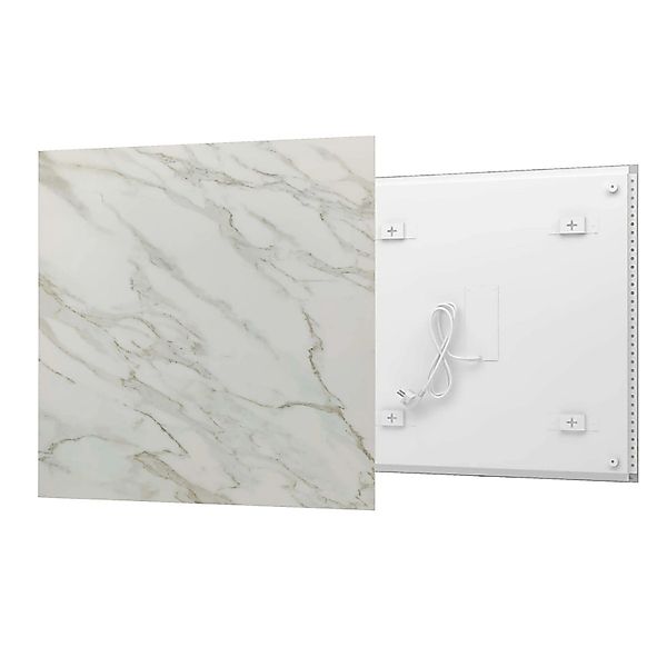 Fenix Infrarotheizung ECOSUN Steinoberfläche 300W 59,2 x 59,2 x 4,0cm Grau günstig online kaufen