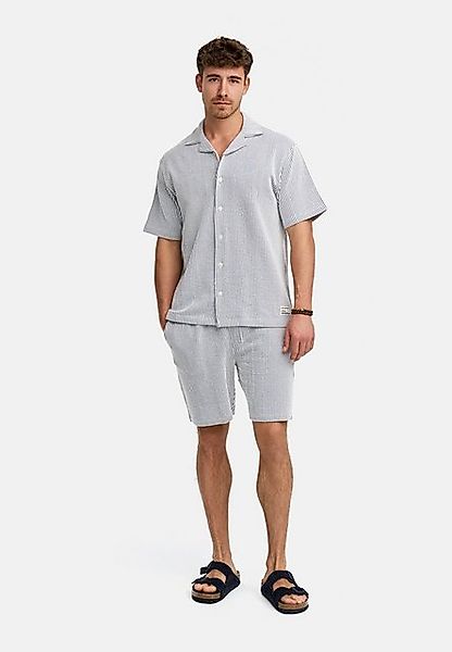 Indicode Sweatshorts INLino Set aus hochwertigem Seersucker-Jersey günstig online kaufen