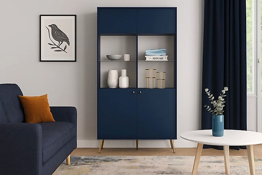 Home affaire Vitrine »ROMILDA Glasvitrine mit viel Stauraum, Maße B/T/H: 10 günstig online kaufen