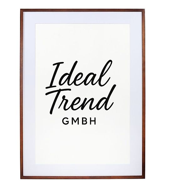 IDEAL TREND Bilderrahmen Bilderrahmen Massivholz Eiche günstig online kaufen