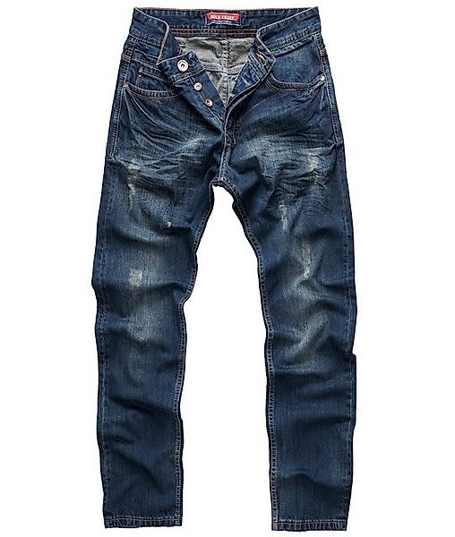 Rock Creek Straight-Jeans Herren Jeans Regular Fit Blau RC-2103 günstig online kaufen