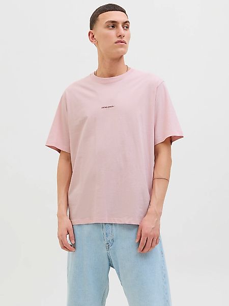Jack & Jones Print-Shirt "JORTAVIRA POSTER TEE SS CREW NECK", mit Backprint günstig online kaufen