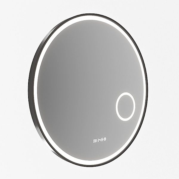 Aquabatos Rund Spiegel 80 cm LED Badspiegel mit 3-Fache Vergrößerung Badezi günstig online kaufen