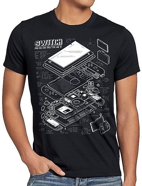 style3 T-Shirt Switch Blaupause pro gamer konsole zelda link nintendo switc günstig online kaufen