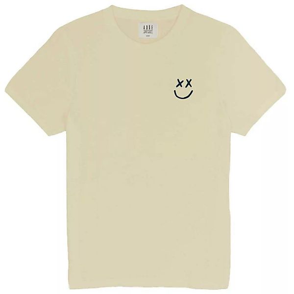AqÜe Apparel Happy Face Kurzärmeliges T-shirt S Light Sand günstig online kaufen