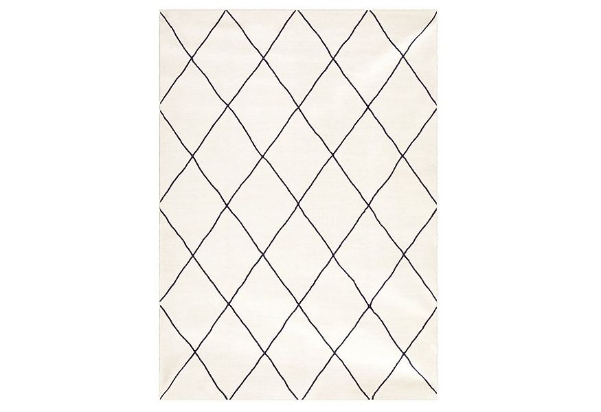 IDIMEX Teppich RHOMB, Wohnzimmerteppich 160x230cm waschbar mit Linien-Desig günstig online kaufen