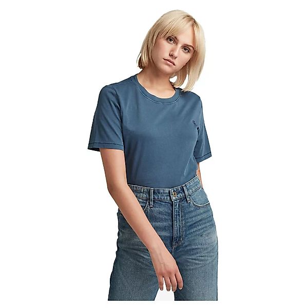 G-star Regular Fit Overdyed Kurzarm T-shirt S Luna Blue Gd günstig online kaufen