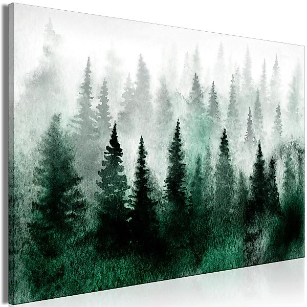 Wandbild - Scandinavian Foggy Forest (1 Part) Wide günstig online kaufen