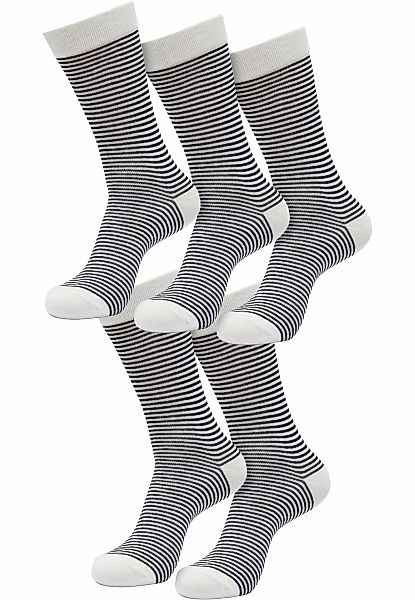 URBAN CLASSICS Basicsocken "Urban Classics Unisex Fine Stripe Socks 5-Pack" günstig online kaufen