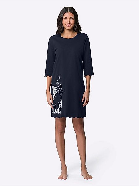 Sieh an! Nachthemd Nachthemd 3/4-Arm günstig online kaufen