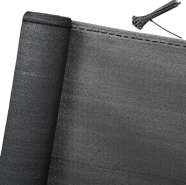 Woltu Blende, Zaunblende Schattiernetz mit Kabelbinder,anthrazit günstig online kaufen