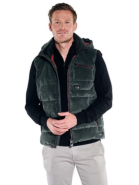 Engbers Kurzweste engbers Herren Cord-Weste mit Funktionsdetails, Dunkelgru günstig online kaufen