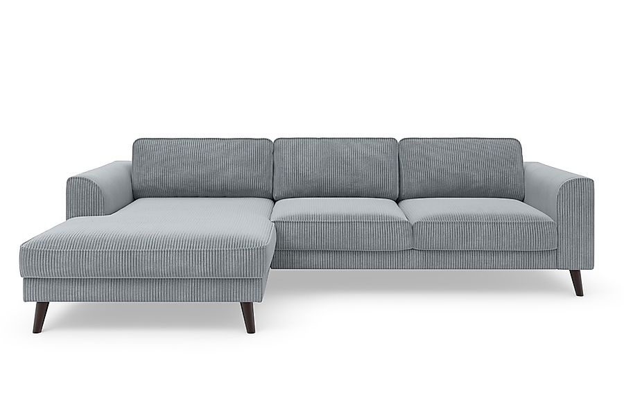 TRENDMANUFAKTUR Ecksofa "Lumber Jack, elegantes Designsofa, zeitlos modern, günstig online kaufen
