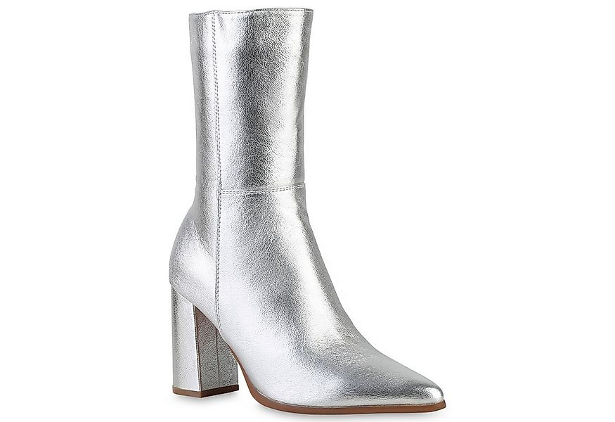 VAN HILL 840745 Stiefelette Damen Klassische Stiefeletten Spitze Basic Absa günstig online kaufen