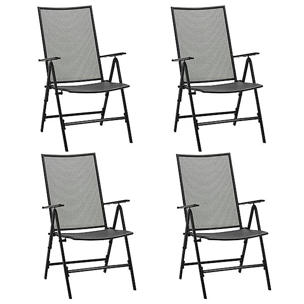 vidaXL Gartenstuhl Klappstühle 4 Stk. Mesh günstig online kaufen