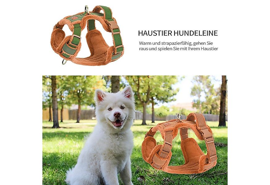 Refttenw Hunde-Geschirr Hund Zuggeschirr,Dog Harness,Einstellbar,Warmes Fle günstig online kaufen