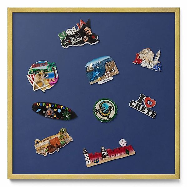 Tulup Magnettafel Wanddekoration Magnettafel bedruckt Farbe Marineblau 50x5 günstig online kaufen