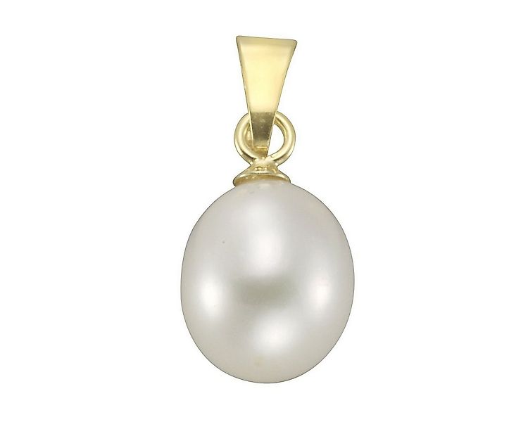 Vivance Kettenanhänger 375/- Gelbgold Süßwasserzuchtperle 8-9mm günstig online kaufen