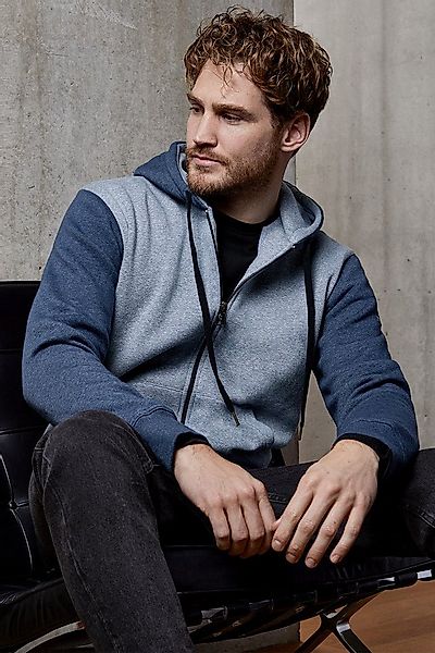 Hajo Sweatshirt Sweathoodie in Jaspé-Garn günstig online kaufen