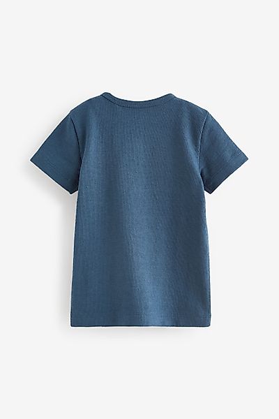 Next Henleyshirt Kurzarm-T-Shirt mit Henley-Ausschnitt (1-tlg) günstig online kaufen
