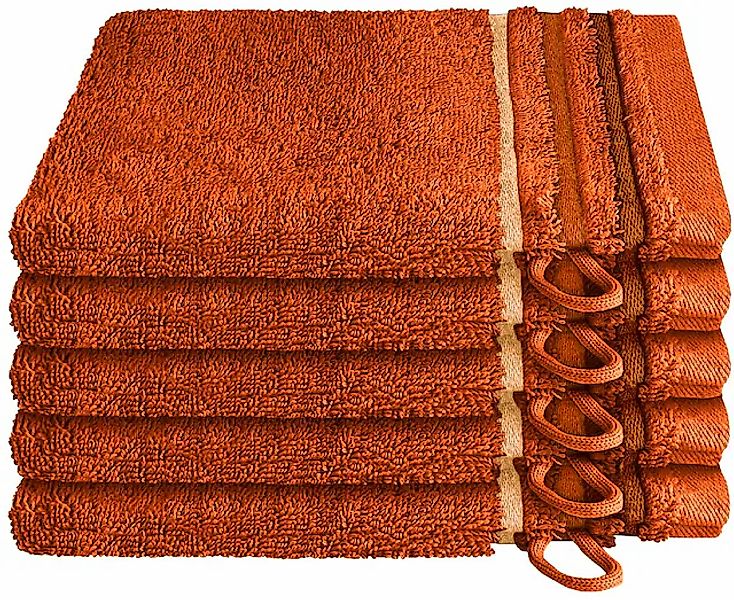 Schiesser Waschhandschuh »Skyline Color aus 100 % Baumwolle mit eleganter S günstig online kaufen