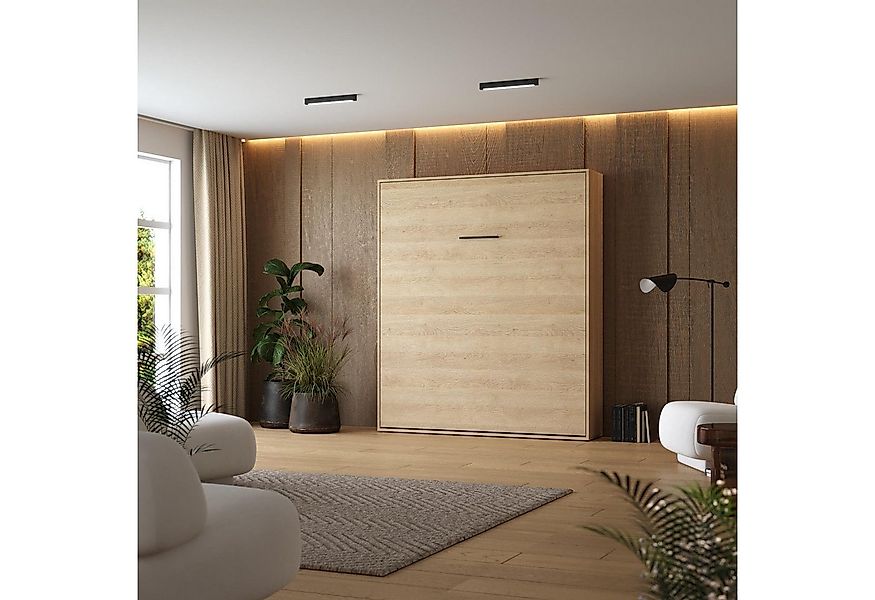 SMARTBett Schrankbett Schrankbett M1 160x200 Vertikal Kaiserberg Eiche (Sch günstig online kaufen