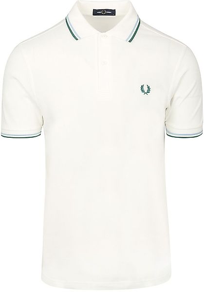Fred Perry Polo Twin Tipped M3600 Weiß Z52 - Größe M günstig online kaufen