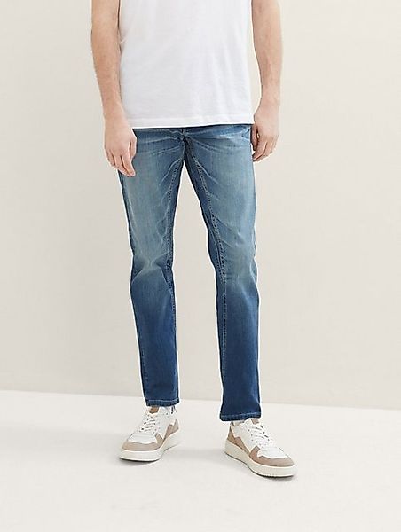 TOM TAILOR 5-Pocket-Jeans Regular Tapered Jeans mit recycelter Baumwolle günstig online kaufen