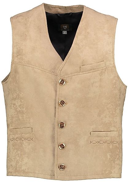 OS Trachten Trachtenweste Grupo Herren Weste mit Verzierungs-Stickerei unte günstig online kaufen