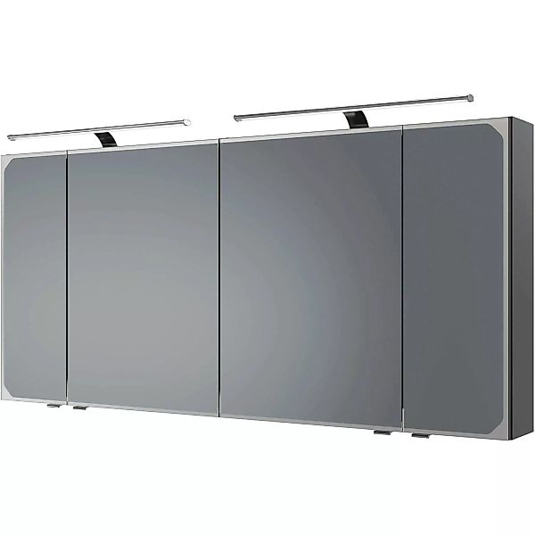 Pelipal Spiegelschrank Quantum 05 Anthrazit 150 cm mit Softclose Türen günstig online kaufen