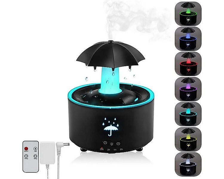 Welikera Luftbefeuchter Rotierender LED Regenschirm-Luftbefeuchter Aromathe günstig online kaufen