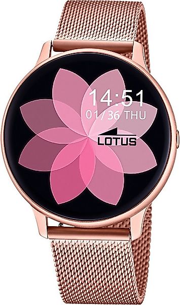 Lotus Multifunktionsuhr Lotus Damenuhr Edelstahl roségold rosa, (Multifunkt günstig online kaufen