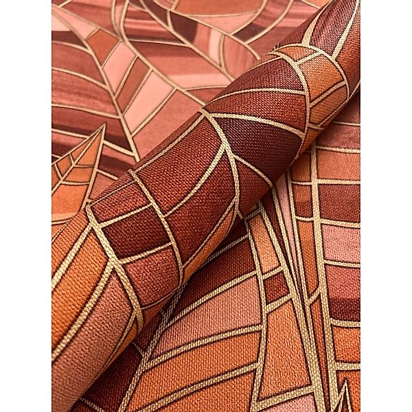 Newroom Vinyltapete Pyre Terra Blätter Modern FSC® günstig online kaufen