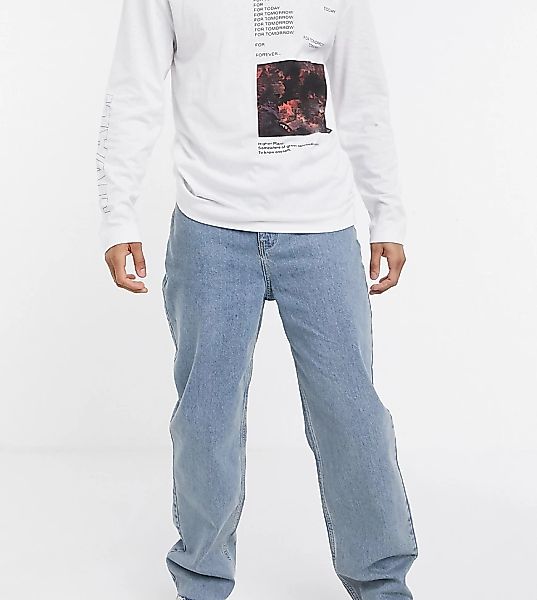 COLLUSION – x014 – Baggy-Jeans im Stil der 90er in Vintageblau günstig online kaufen