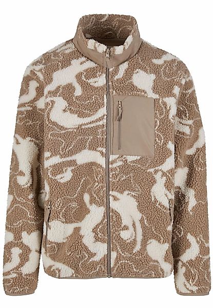 URBAN CLASSICS Allwetterjacke "Urban Classics Pattern Teddy Trackjacket" 1 günstig online kaufen