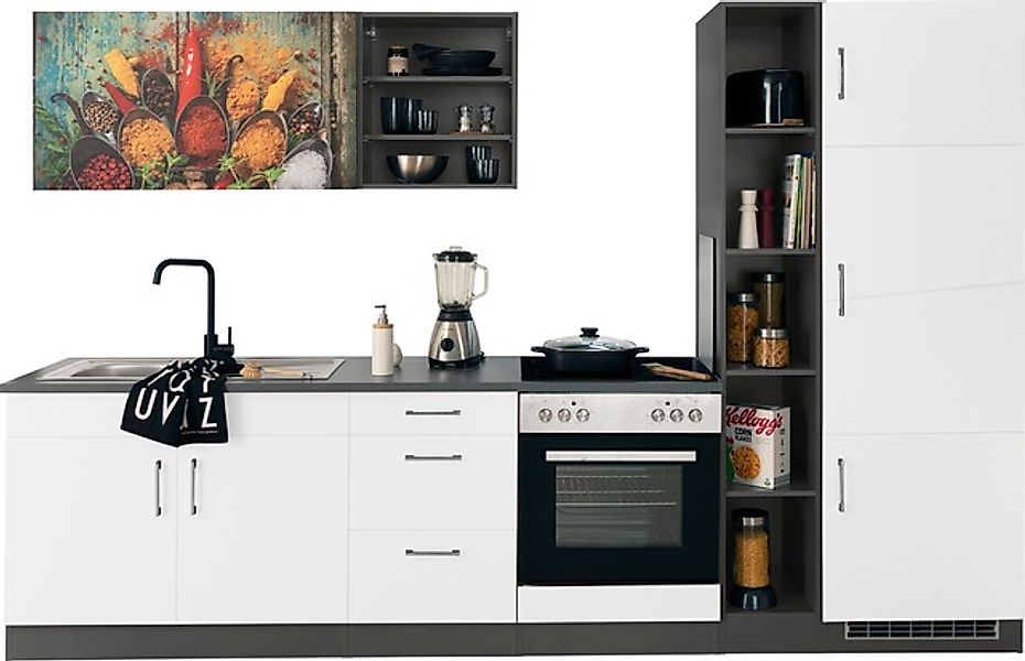 KOCHSTATION Küchenzeile »KS-Paris – Küchen mit einzigartigen Fotomotiven au günstig online kaufen