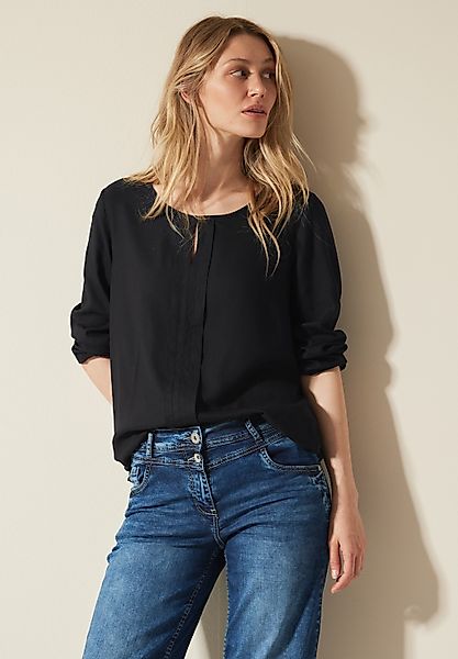 Cecil Langarmbluse, Rundhalsausschnitt günstig online kaufen