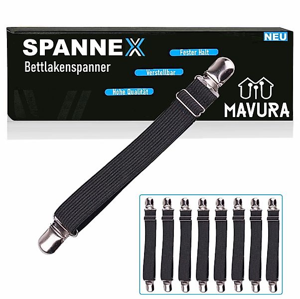 MAVURA Spannbettlaken SPANNEX Bettlaken Spanner verstellbare günstig online kaufen