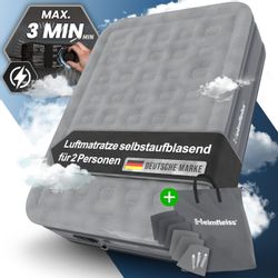 Heimfleiss® Luftmatratze Luftmatratze Selbstaufblasend – Grau, günstig online kaufen