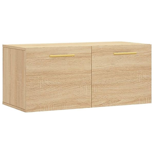 vidaXL Hängeschrank Wandschrank Sonoma-Eiche 80x36,5x35 cm günstig online kaufen