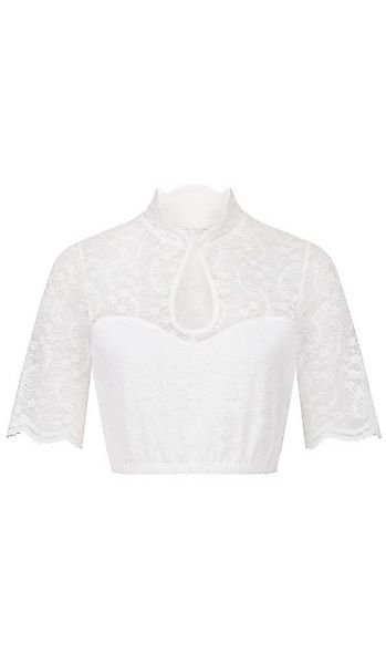 Nübler Dirndlbluse Dirndlbluse Ganit Kurzarm in Weiß von Nübler günstig online kaufen